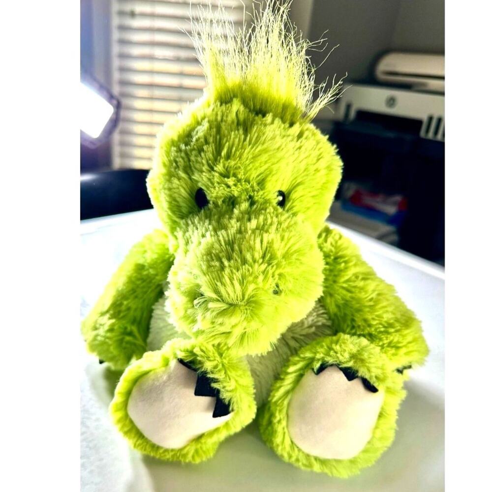 Warmies Plush Heatable Lavender Scented Dinosaur EUC